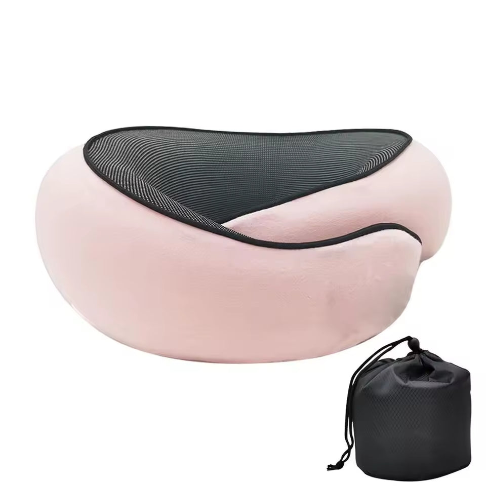 HarmoniaHealth™  Travel Neck Pillow Memory Foam