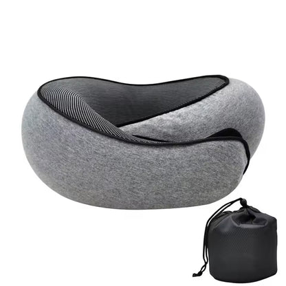 HarmoniaHealth™  Travel Neck Pillow Memory Foam